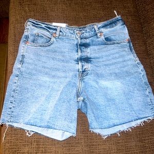 Jeans distress shorts